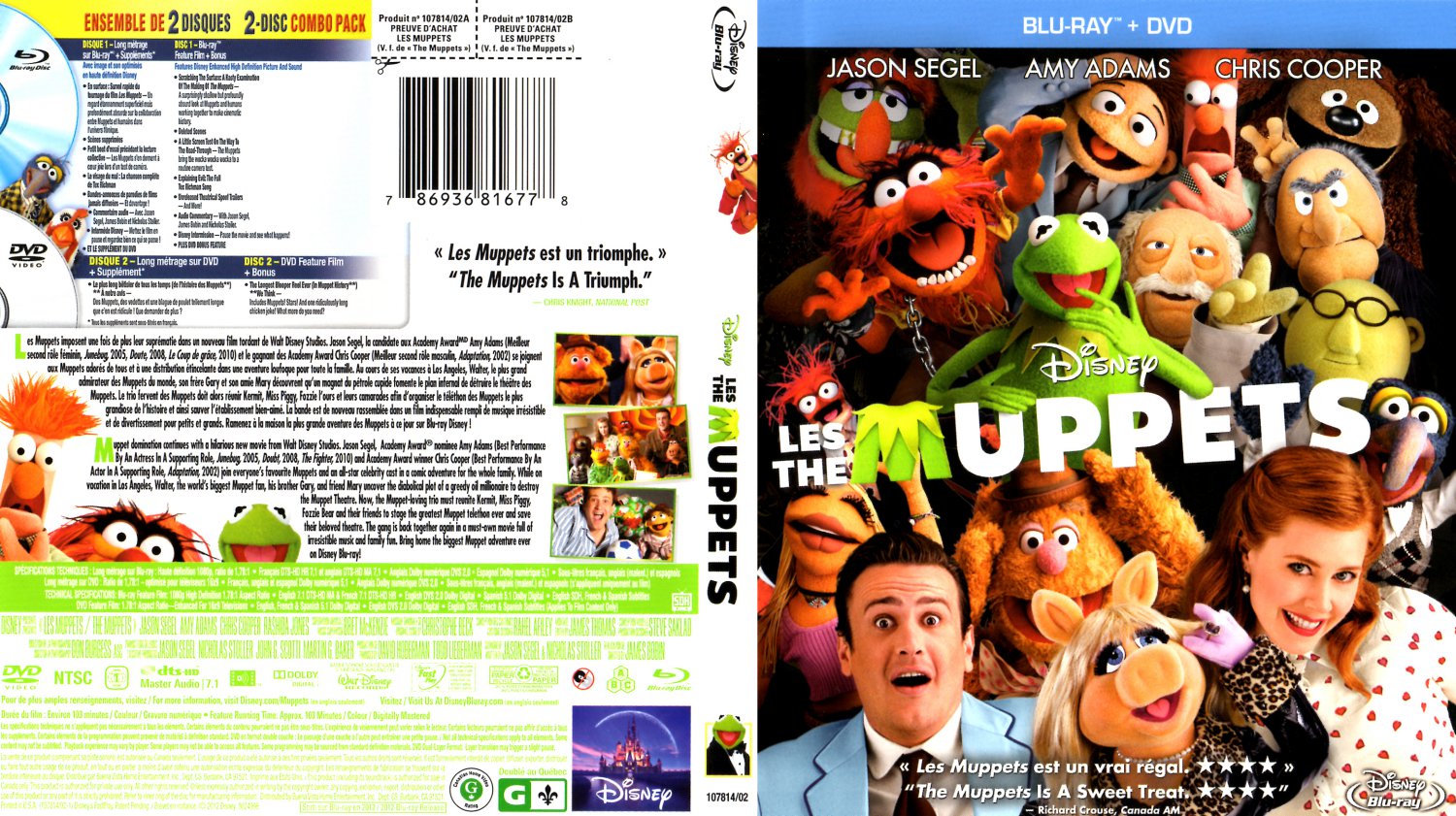The Muppets - Les Muppets - Bluray