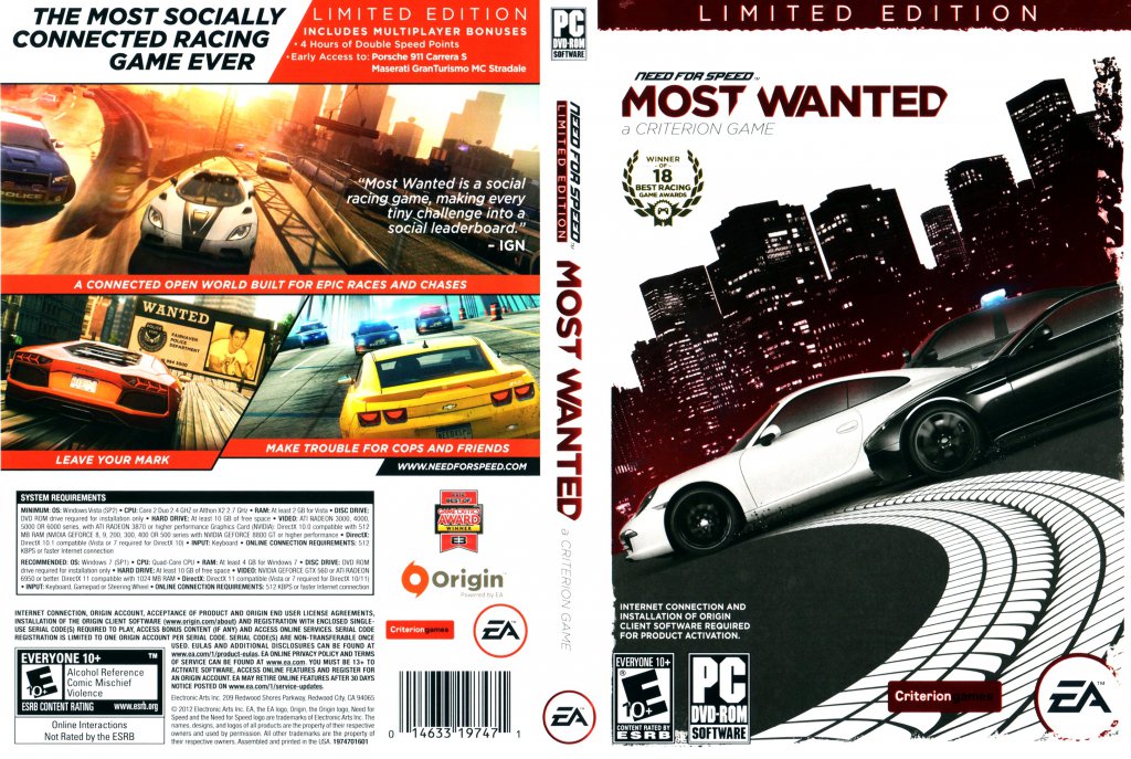 Need for Speed Most Wanted Limited Edition