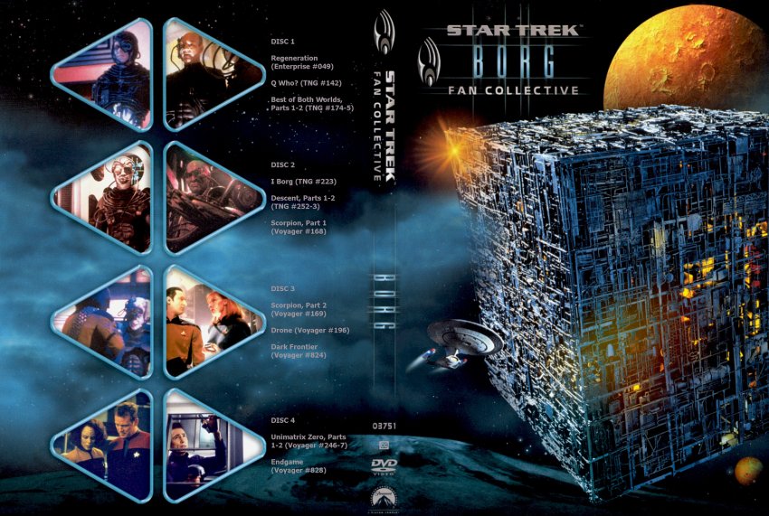 star trek borg dvd collection