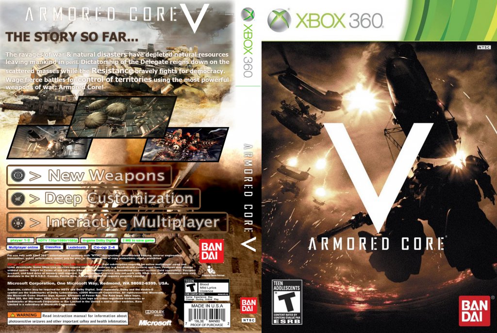 Armored Core V XBox 360