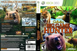 Cabelas Big Game Hunter 2012 DVD NTSC Custom f
