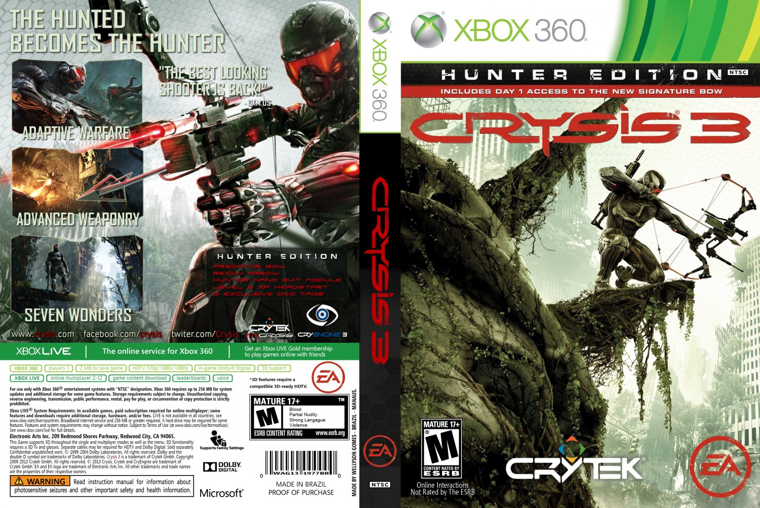 Crysis xbox 360. Crysis 3 ps3 обложка. Crysis 3 Hunter Edition Xbox 360. Крайзис 3 на Xbox 360. Crysis диск на пс3.