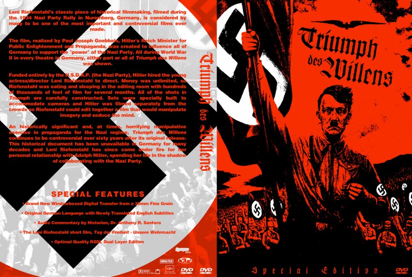 Tenen Allergisch Staan voor Triumph Des Willens (Triumph Of The Will) - Movie DVD Custom Covers -  3123Triumph des willens1 :: DVD Covers