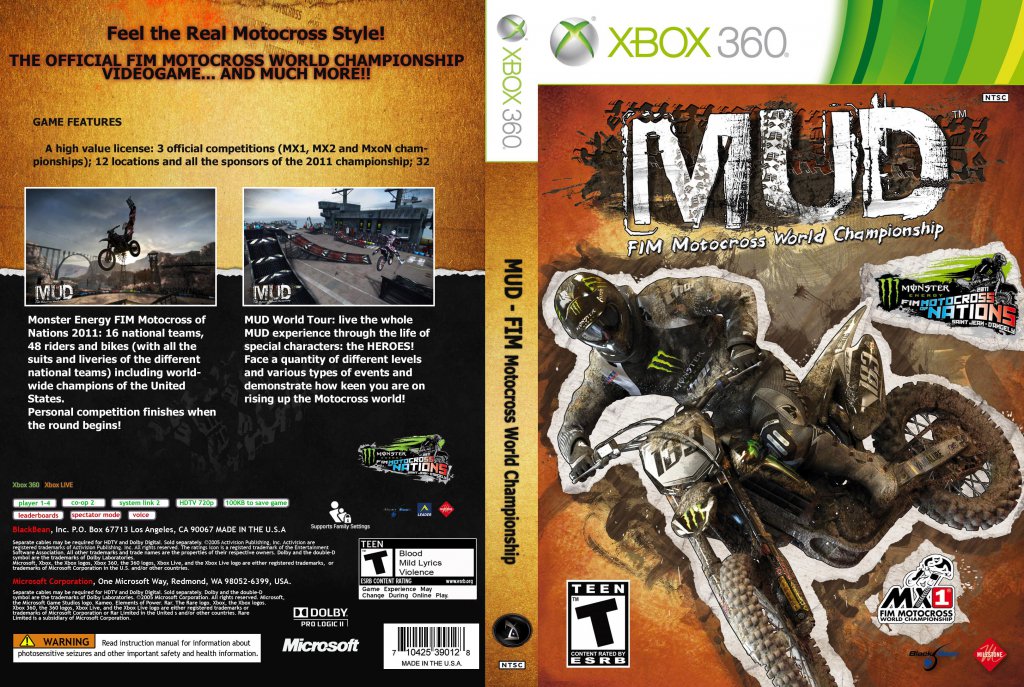 MUD - FIM Motocross World Championship DVD NTSC Custom f