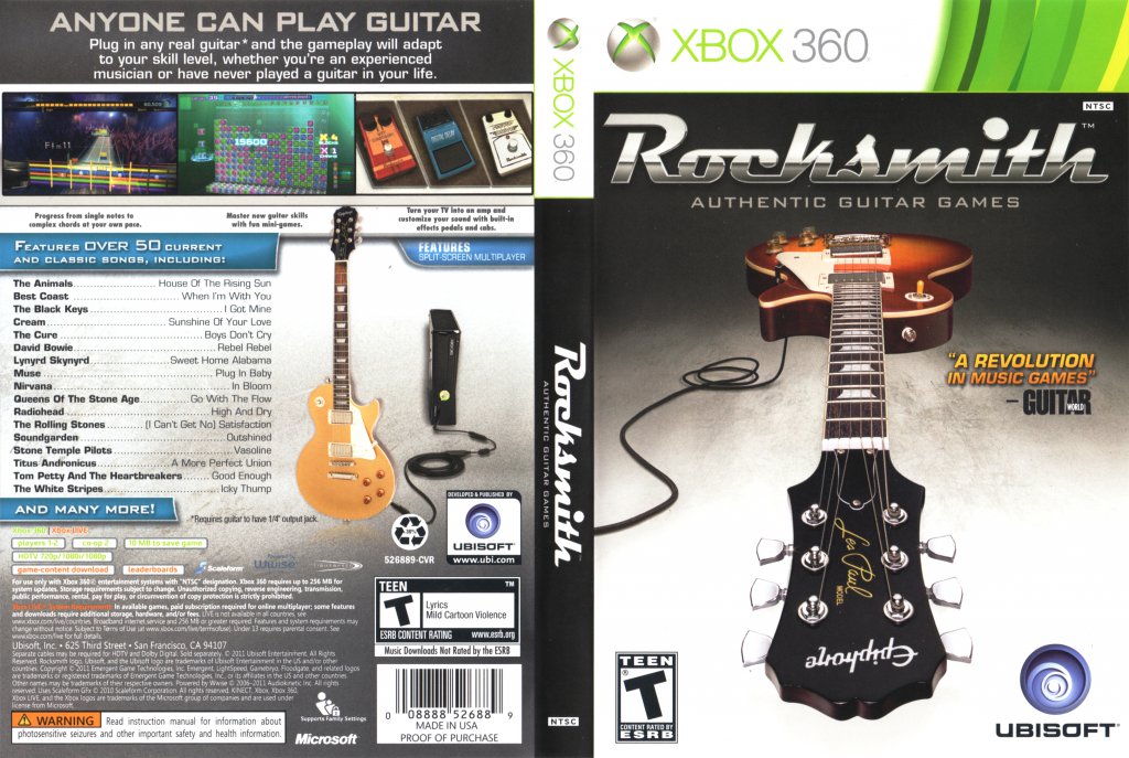 Rocksmith DVD NTSC f