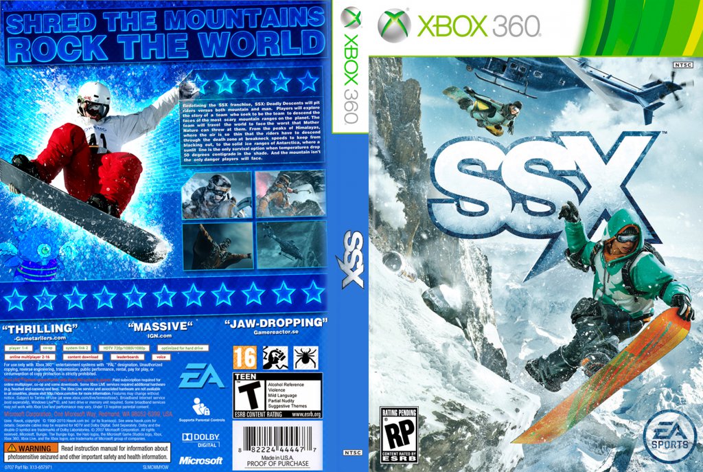 SSX DVD NTSC Custom f