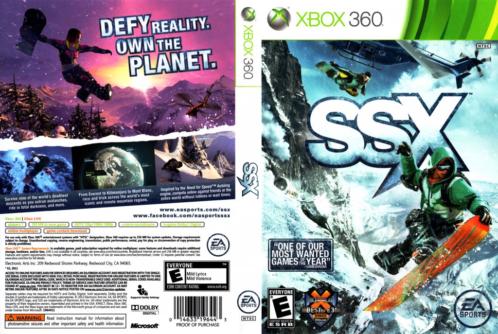 SSX DVD NTSC f1