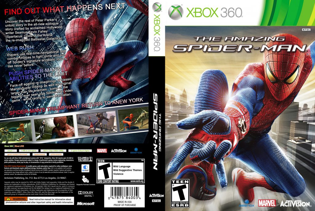 The Amazing Spider-Man : Poster Misc Box Art Cover by Squall234