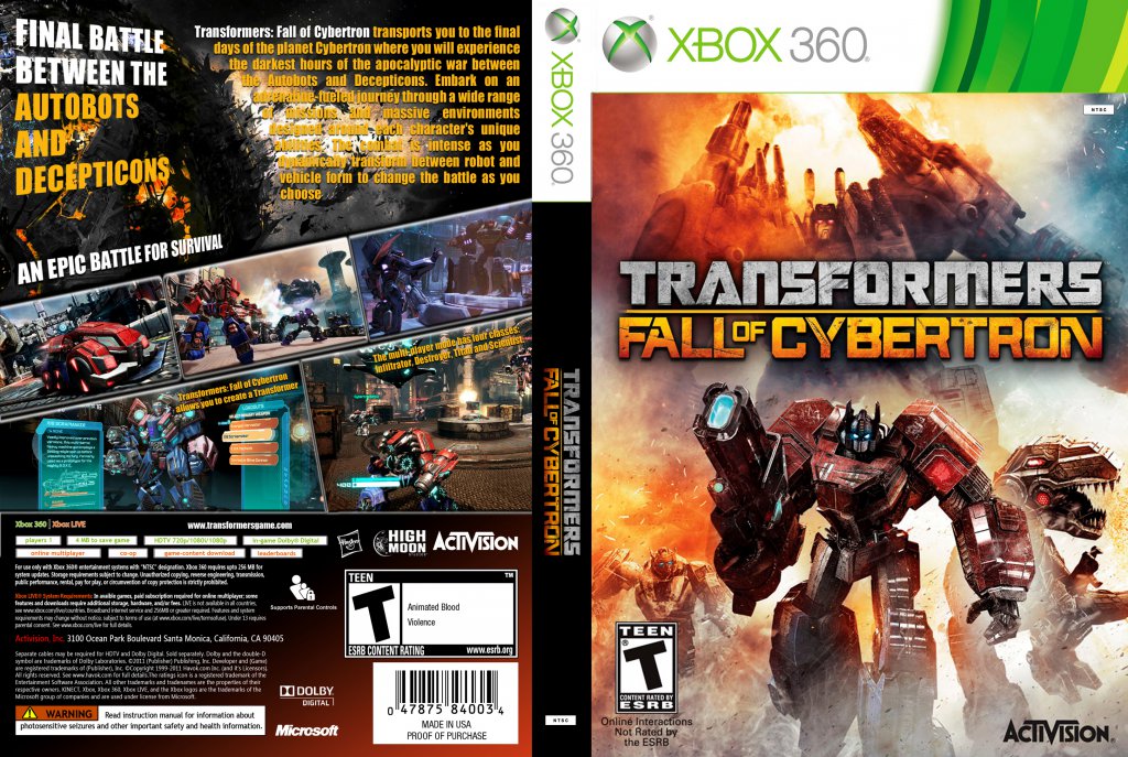 Transformers Fall of Cybertron