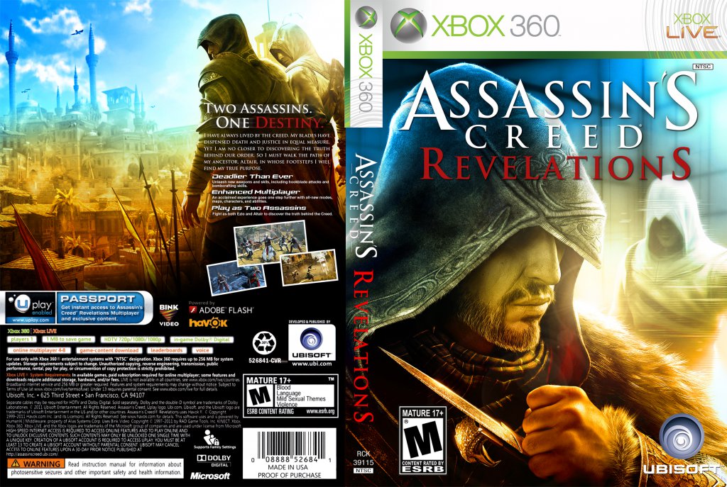 Xbox 360 - Assassin's Creed Revelations Microsoft Xbox 360 Complete #1 –  vandalsgaming