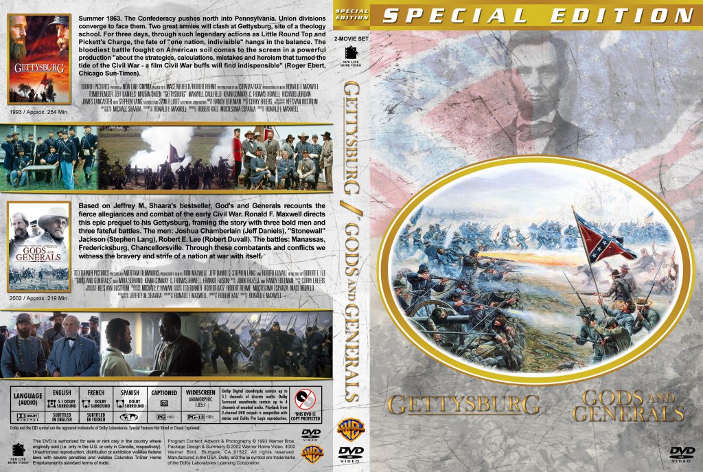 Gettysburg / Gods And Generals Double Feature