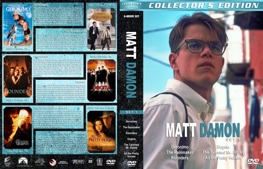 Matt Damon Collection - Set 1