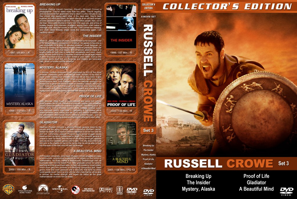 Russell Crowe Collection - Set 3