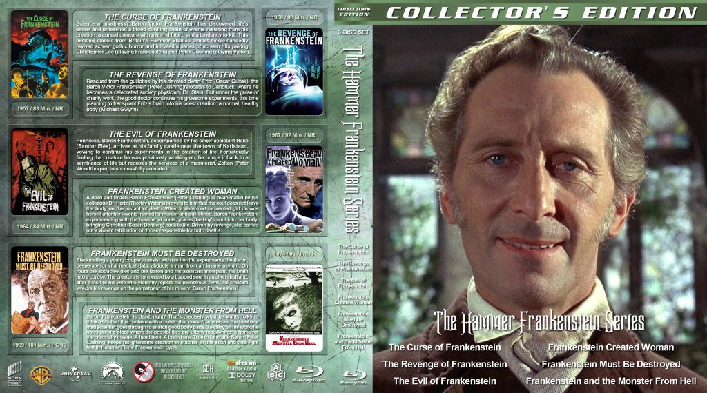 The Hammer Frankenstein Series
