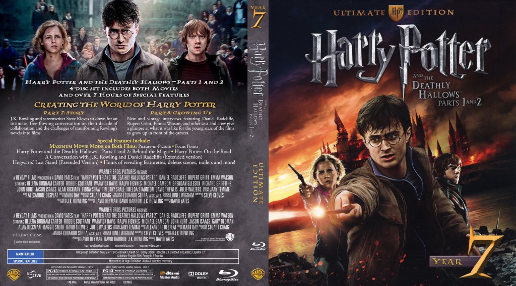 Harry Potter And The Deathly Hallows Parts 1 and 2
