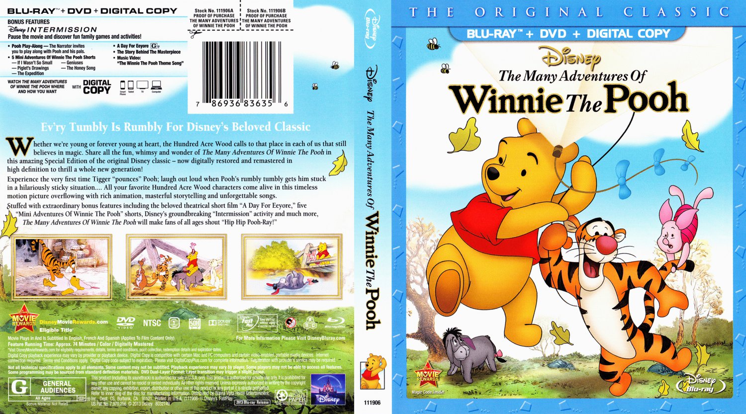 The Many Adventures Of Winnie The Pooh.