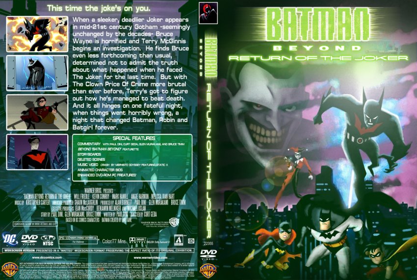 Batman Beyond: Return Of The Joker - Movie DVD Custom Covers - 348Batman  Beyond ROTJ :: DVD Covers