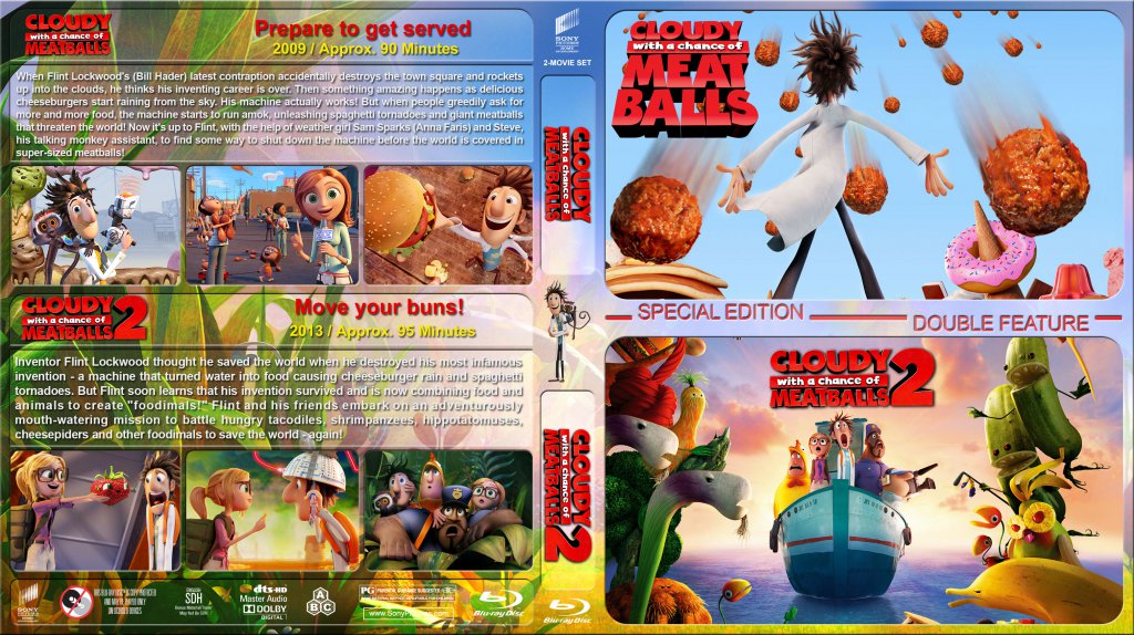 Cloudy With A Chance Of Meatballs Double Feature