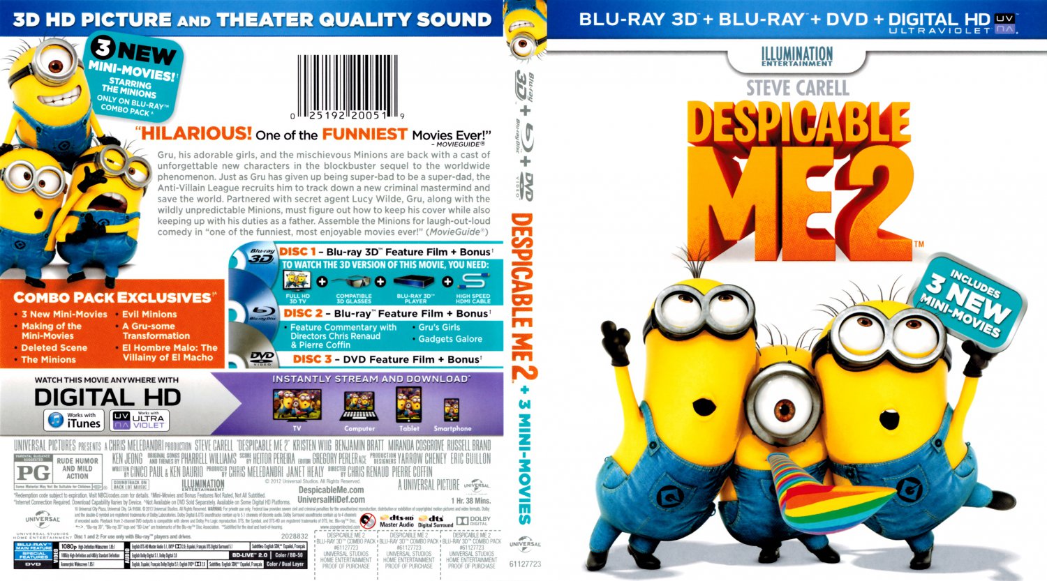 Despicable перевод. Despicable me 3 DVD & Blu-ray. Despicable me 3 DVD Blu ray Disc. Despicable me 2 DVD Cover. Гадкий я (Blu-ray).