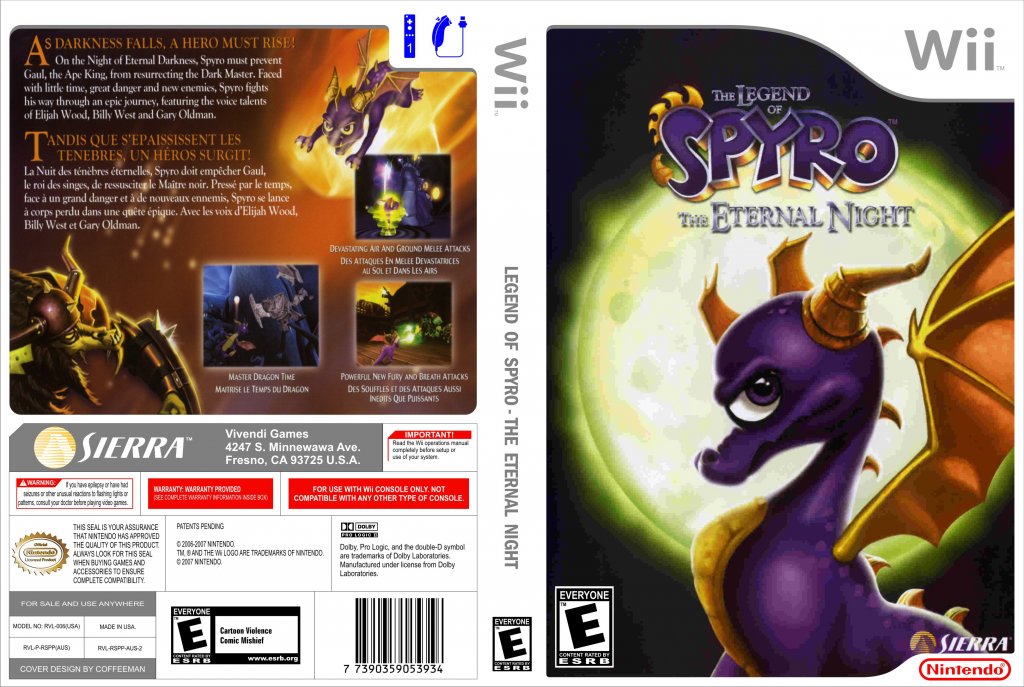 Legend Of Spyro The Eternal Night