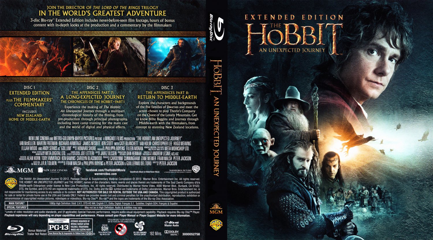 Unexpected journey. Хоббит трилогия Blu ray. Хоббит Нежданное путешествие DVD. Hobbit Постер Blu ray. The Hobbit: the Desolation of Smaug (2013) Cover.