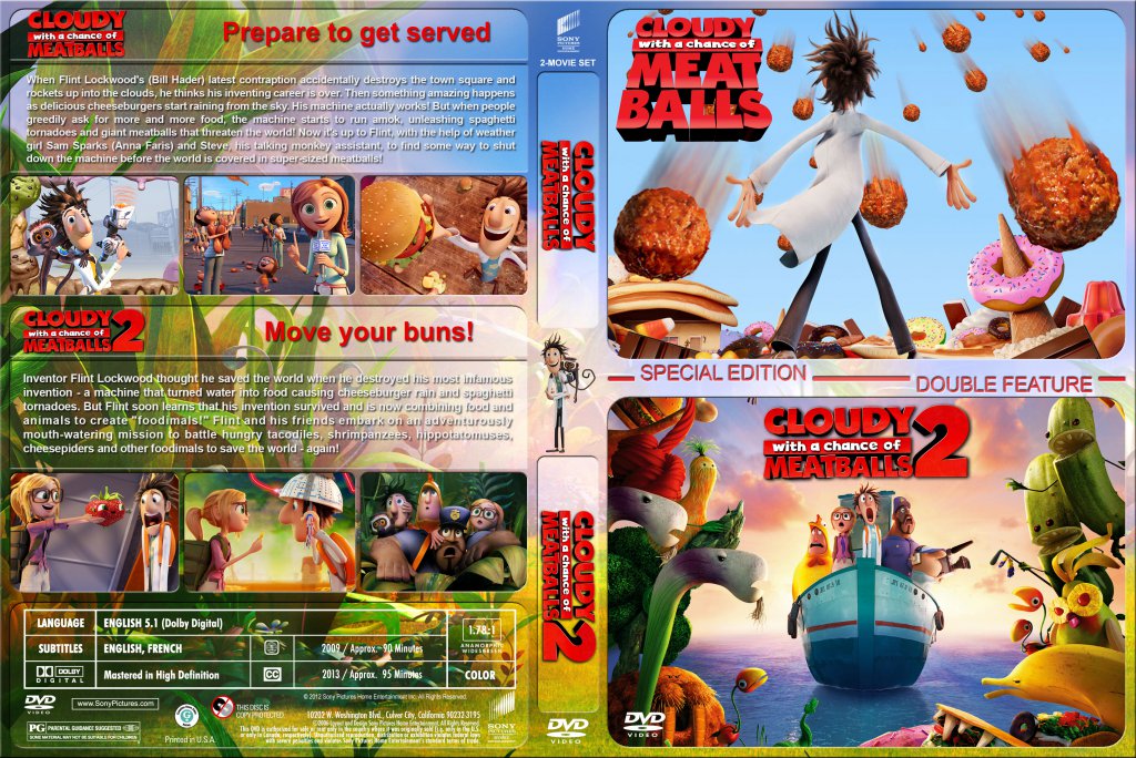 Cloudy With A Chance Of Meatballs Double Feature