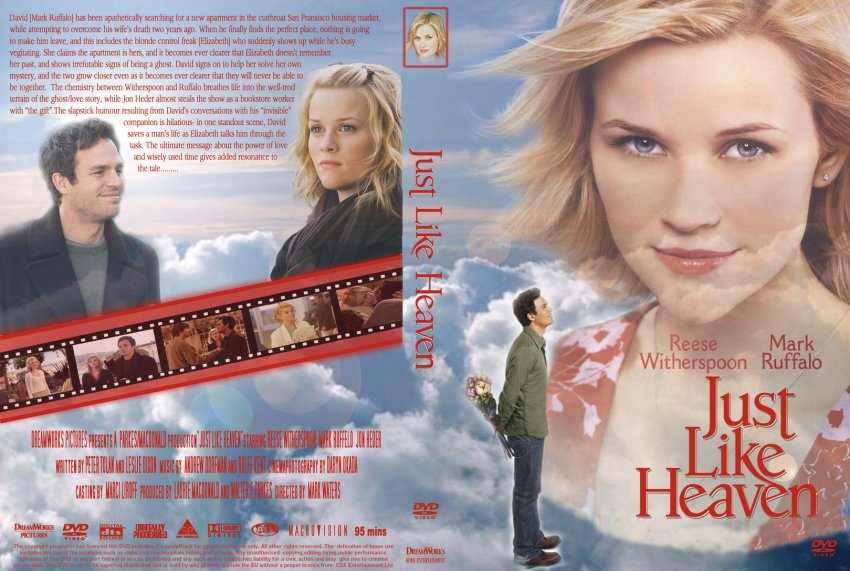 Just Like Heaven Movie Dvd Custom Covers 3696just Like Heaven R1 Dvd Covers