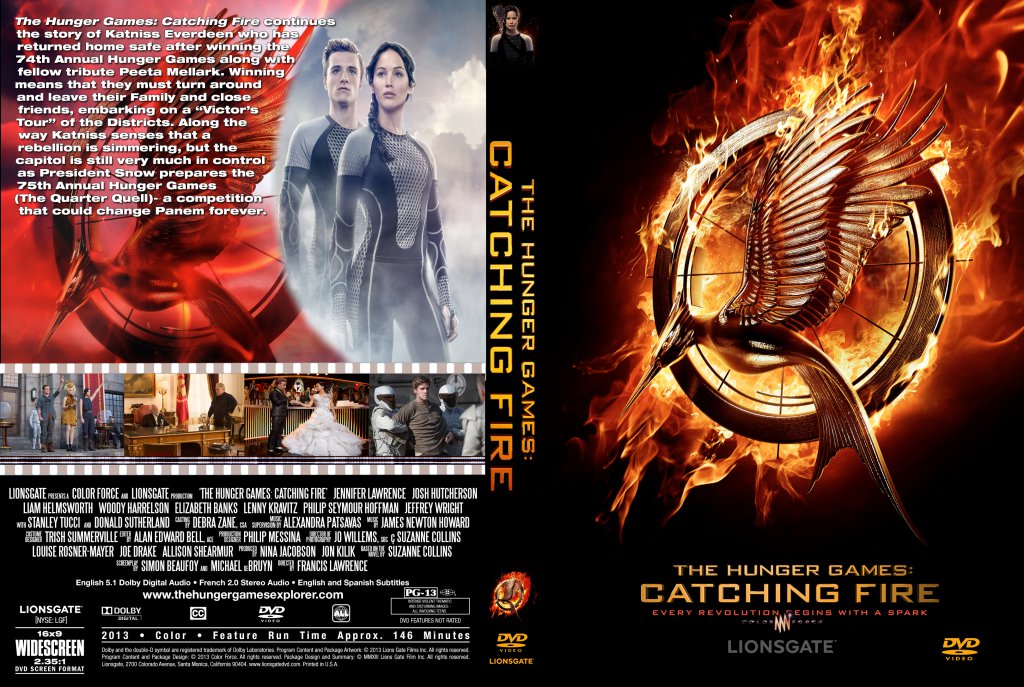 The Hunger Games Catching Fire Movie DVD Custom Covers The Hunger
