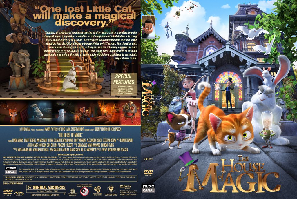 The House Of Magic Movie Dvd Custom Covers The House Of Magic 2013 Dvd Cover Dvd Covers 