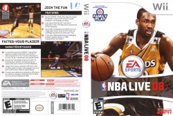 NBA Live 08 - Wii NTSC US