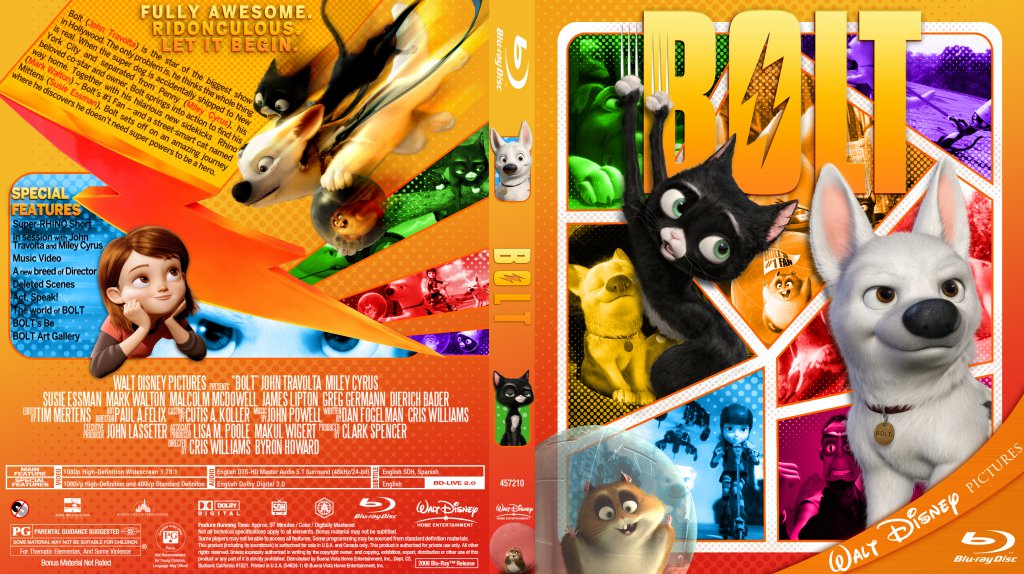 bolt dvd cover