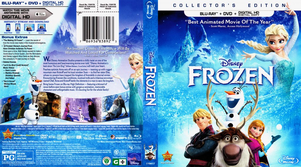Frozen1- Movie Blu-Ray Scanned Covers - Frozen1 :: DVD Covers.