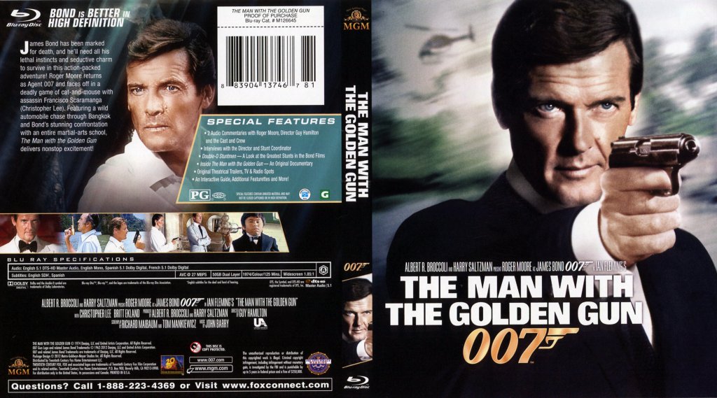 The_Man_With_The_Goden_Gun_BR - Movie Blu-Ray Scanned Covers - The Man ...