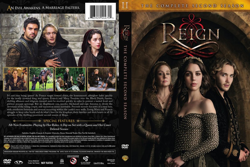 Crack pot internettet ål Reign Season 2 - TV DVD Scanned Covers - Reign Season 2 DVD :: DVD Covers