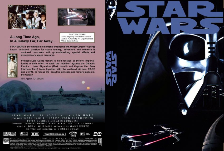 Star Wars Episode IV A New Hope custom cover Faces Edition