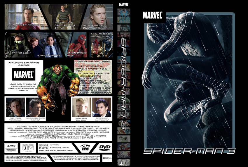 Spider-Man 3- Movie DVD Custom Covers - 475Spider-Man 3 :: DVD...