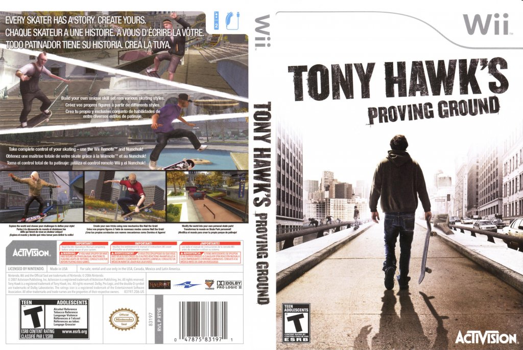 Tony Hawk Proving Ground - Wii NTSC US