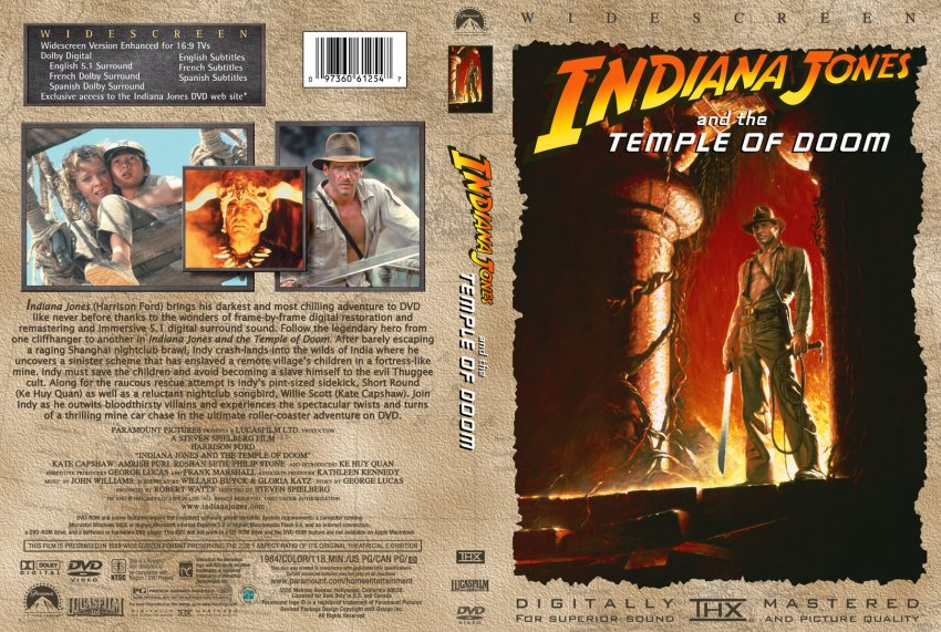 Indiana Jones and the Temple of Doom DVD 2 (2003) - DVD - LastDodo