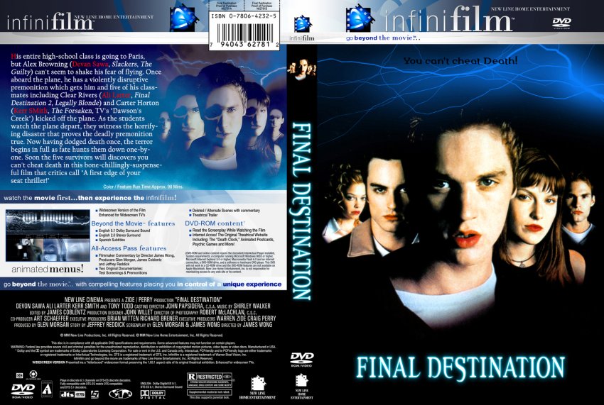 This is your destination. Final destination 1. Final destination, 2000 DVD Covers. Final destination 3 DVD. Final destination 3 Cover.