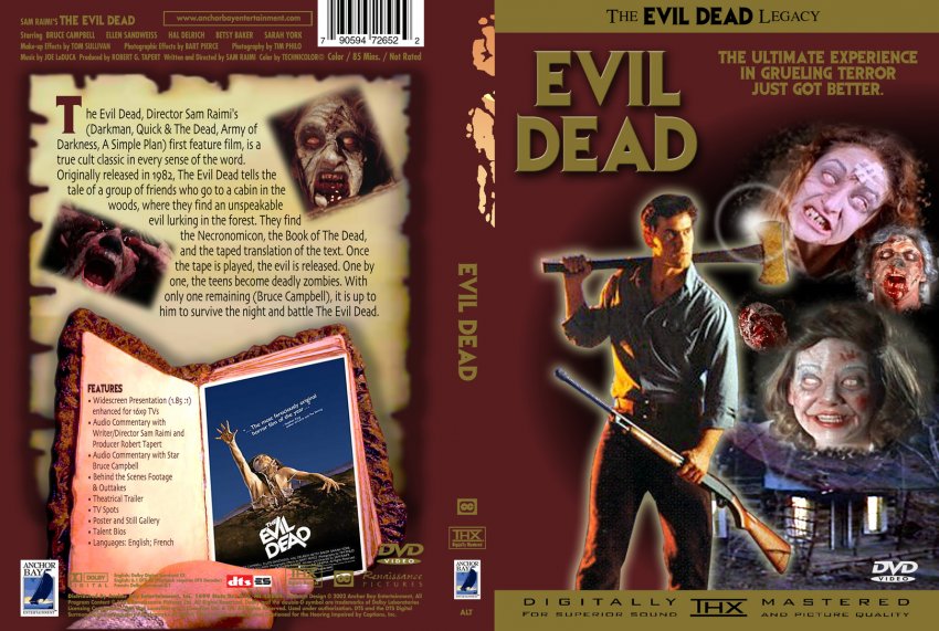 EVIL DEAD - Movie DVD Custom Covers - 545EvilDead1 :: DVD Covers