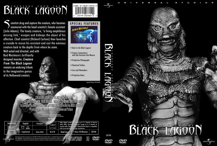 Creature From The Black Lagoon - Movie DVD Custom Covers 