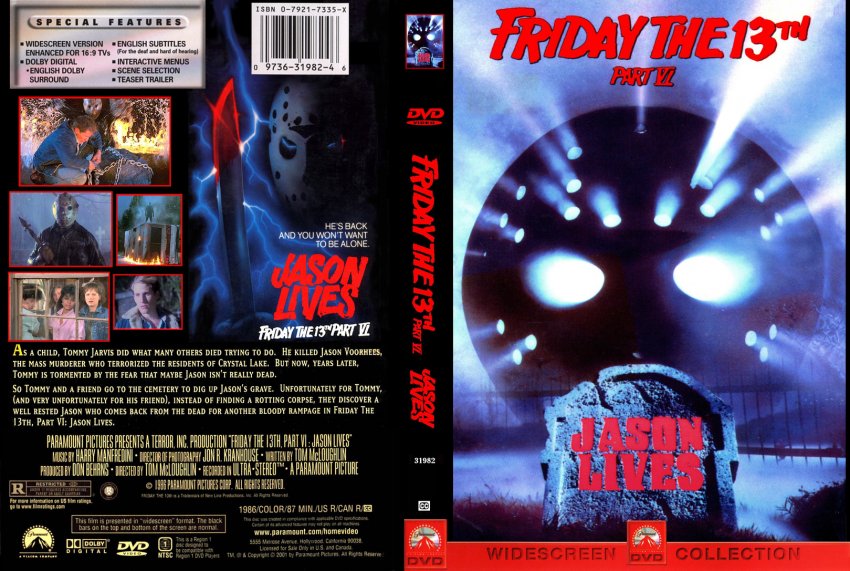 Friday The 13th - Part VI - Jason Lives