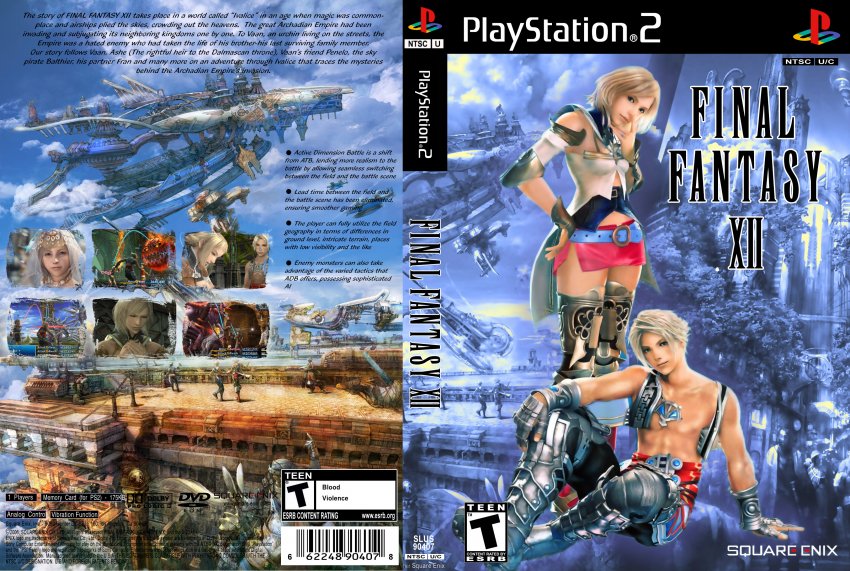 Final Fantasty XII PS2 Custom v2