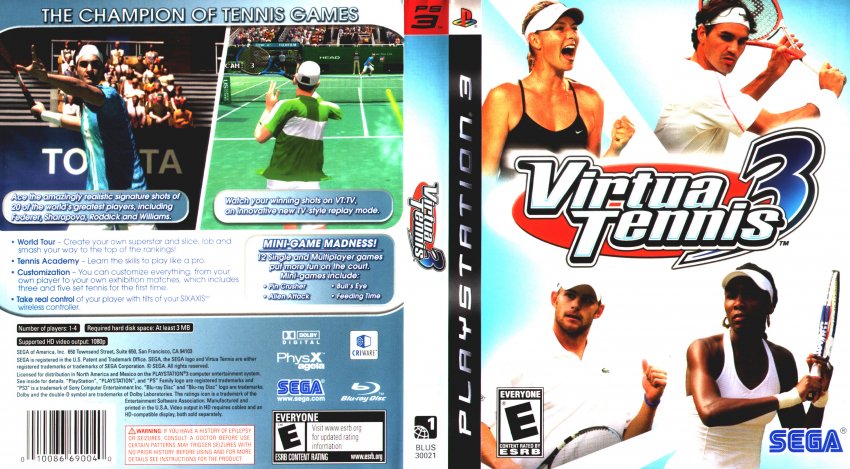 Virtua Tennis 3