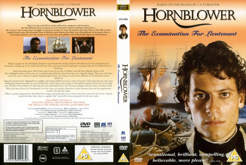 Horatio Hornblower: The Examination For Lieutenant - Movie DVD Custom ...