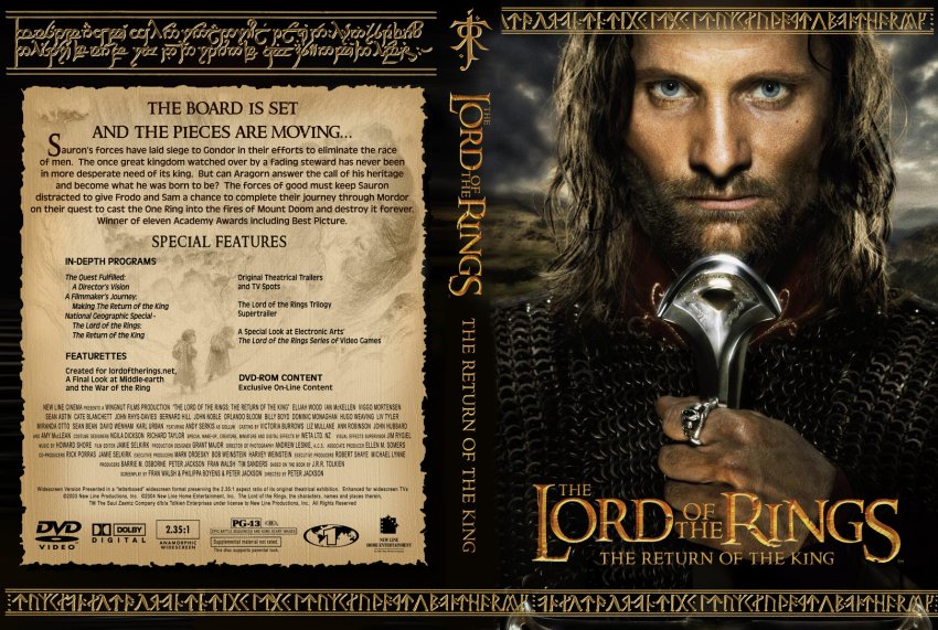 Lord of the Rings Return of the King