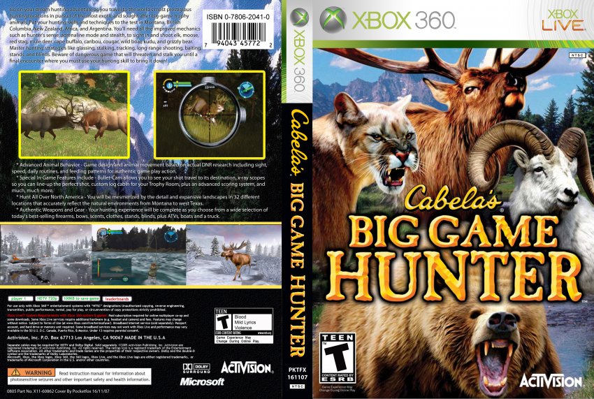 Cabela's Big Game Hunter