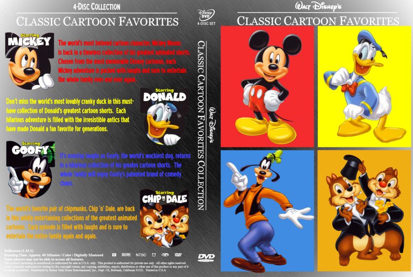 Walt Disney's Classic Cartoon Favorites DVD Collection 