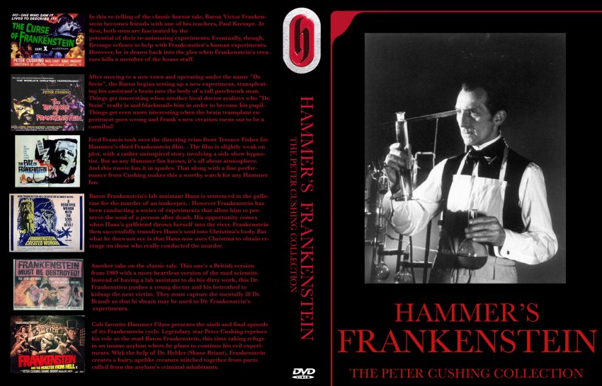 Hammer's Frankenstein Peter Cushing