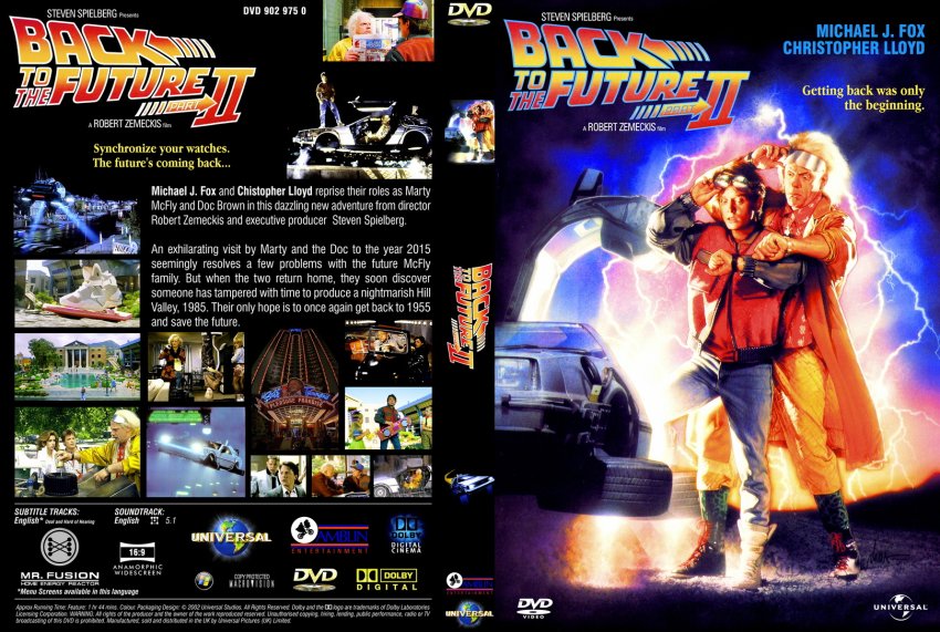 Back To The Future II - Movie DVD Custom Covers - BACK TO THE FUTURE 2 ...